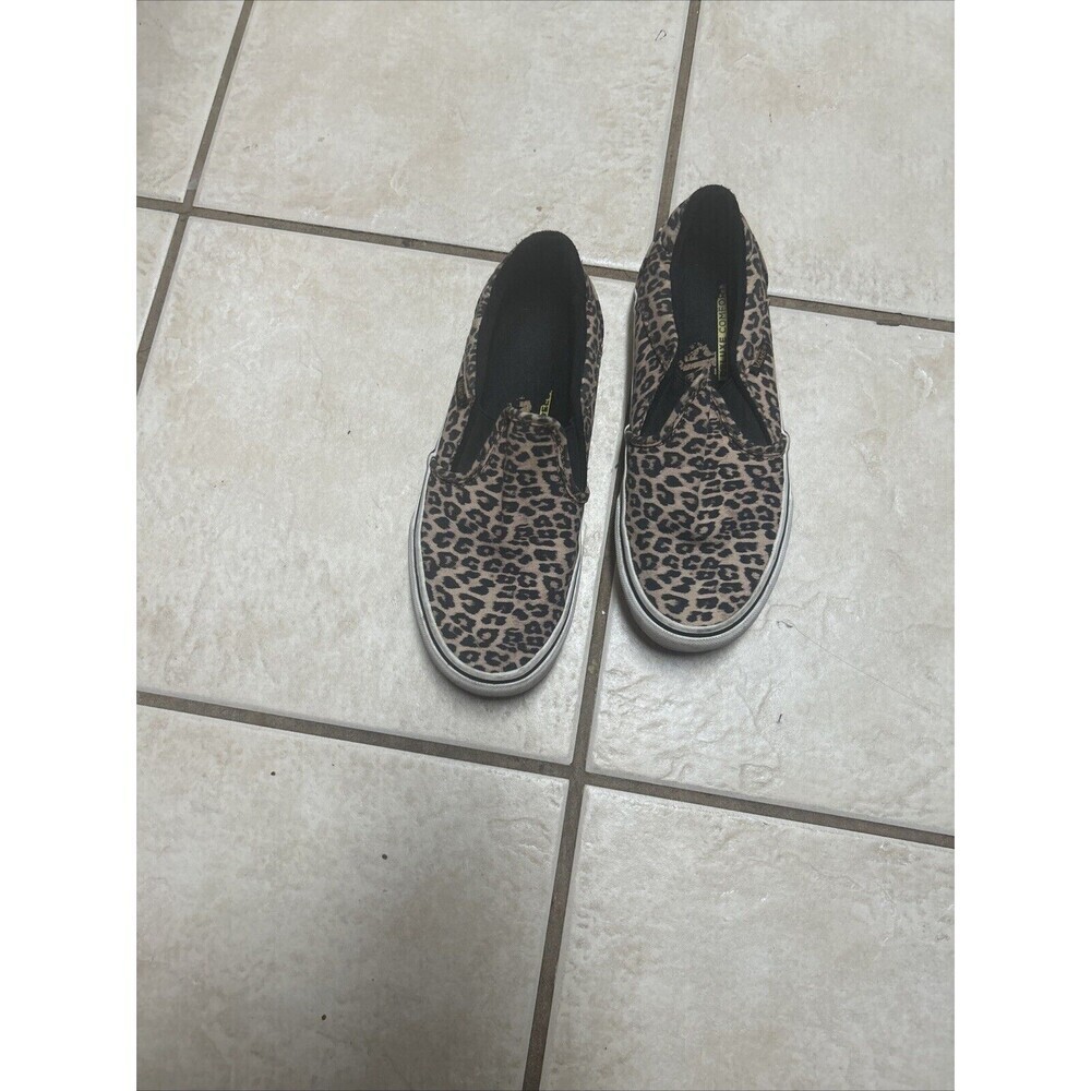 Vans Classic Leopard Print Slipon Sneaker Ultra Cushion Shoes Size 6.5